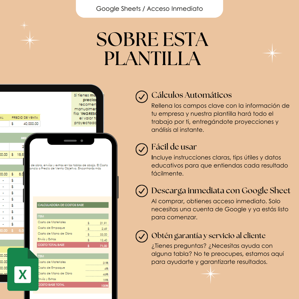 Plantilla Calculadora de Precios