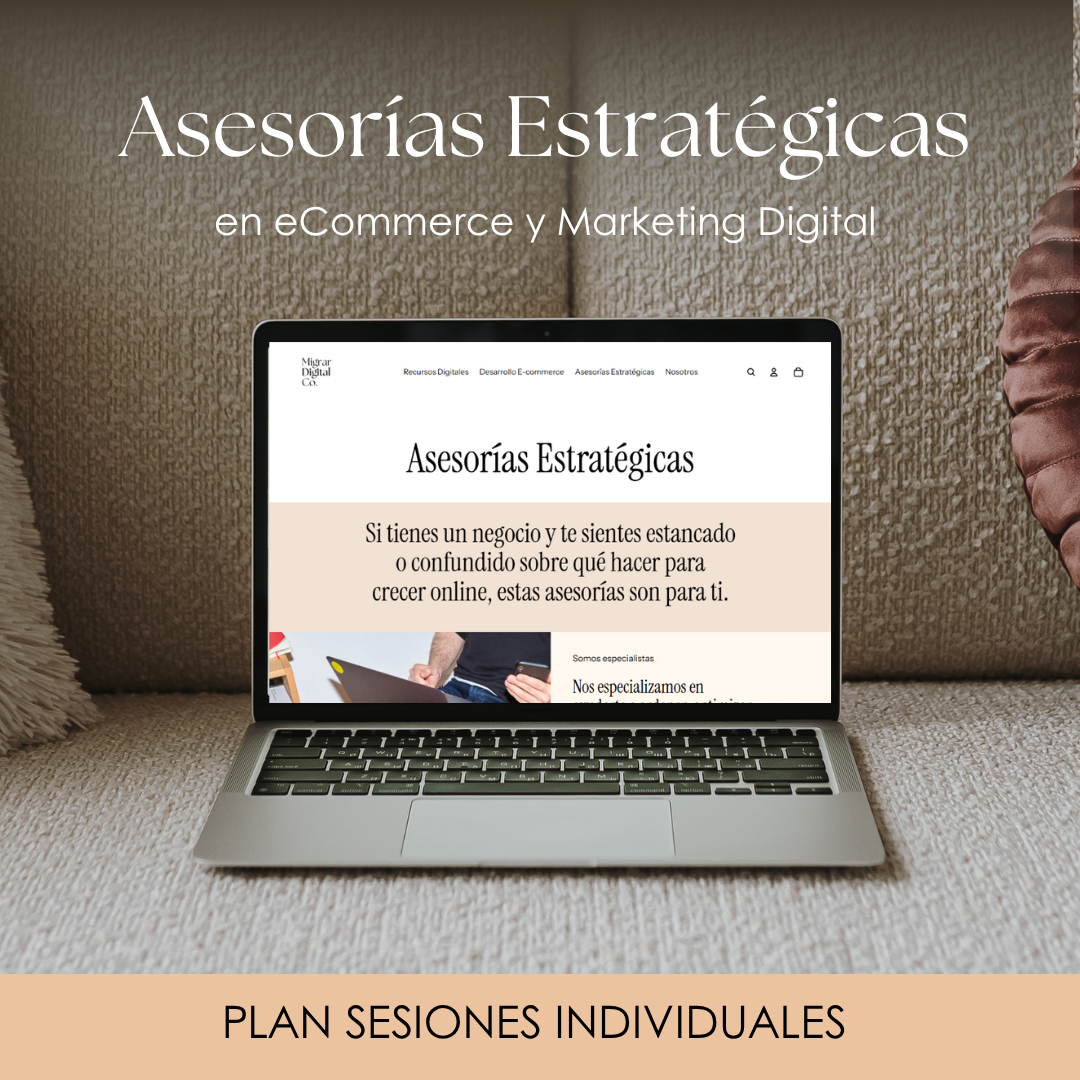 Asesoría estratégica - Plan Sesiones individuales