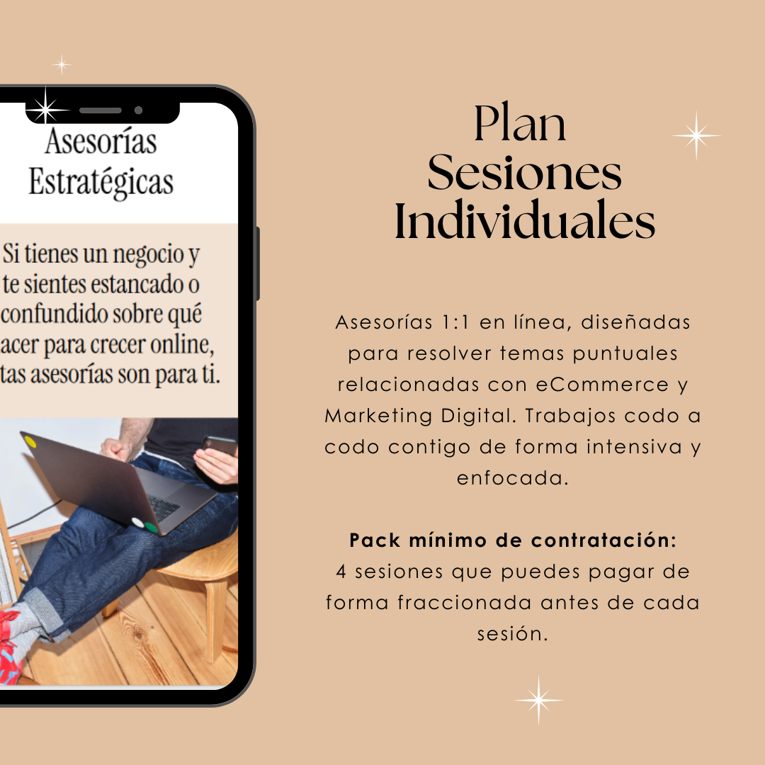 Asesoría estratégica - Plan Sesiones individuales